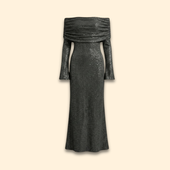 Women's Radiant Off-Shoulder Evening Dress