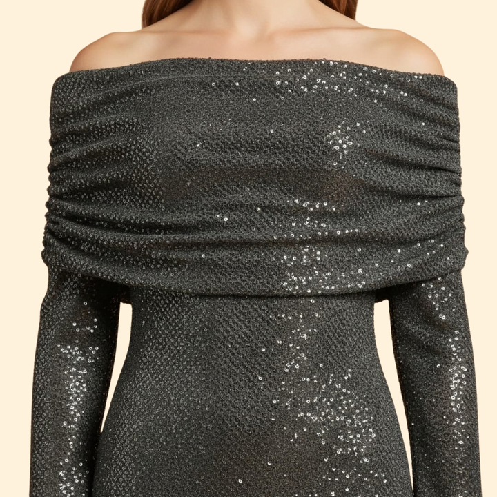 Women's Radiant Off-Shoulder Evening Dress