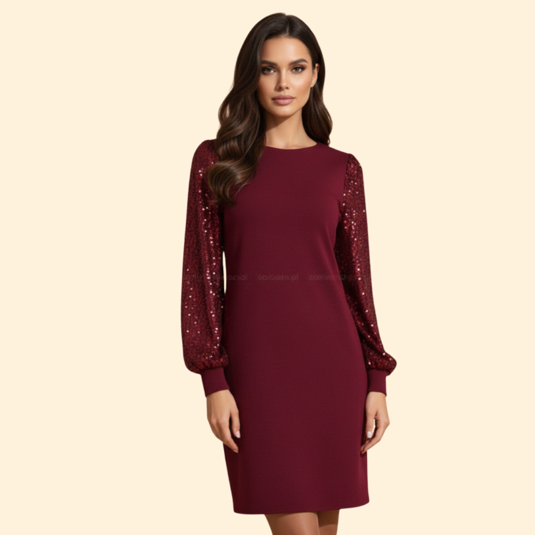 Women’s Sheer Sleeve Dress