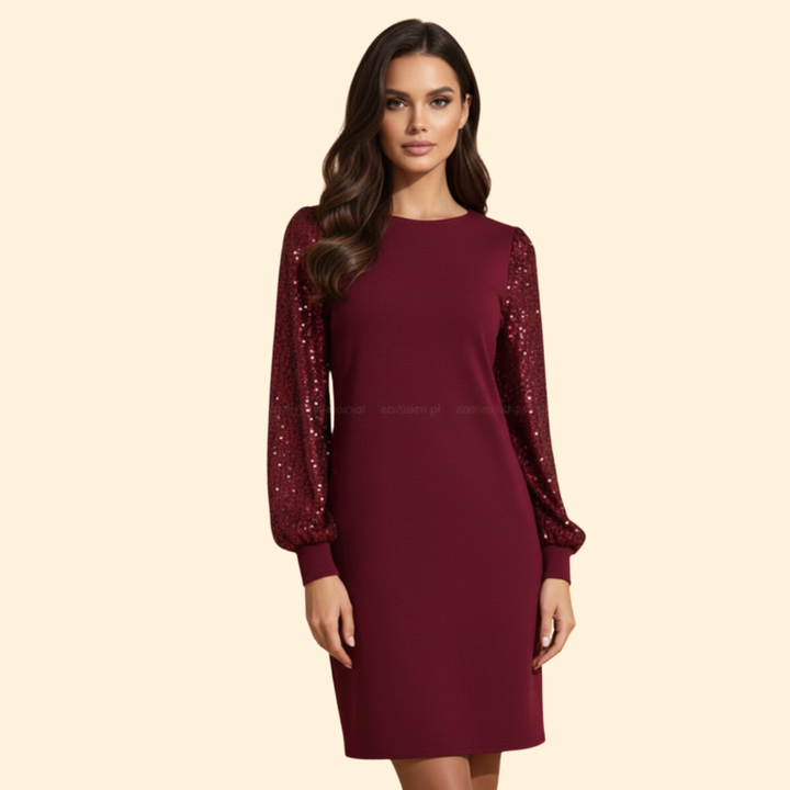 Women’s Sheer Sleeve Dress