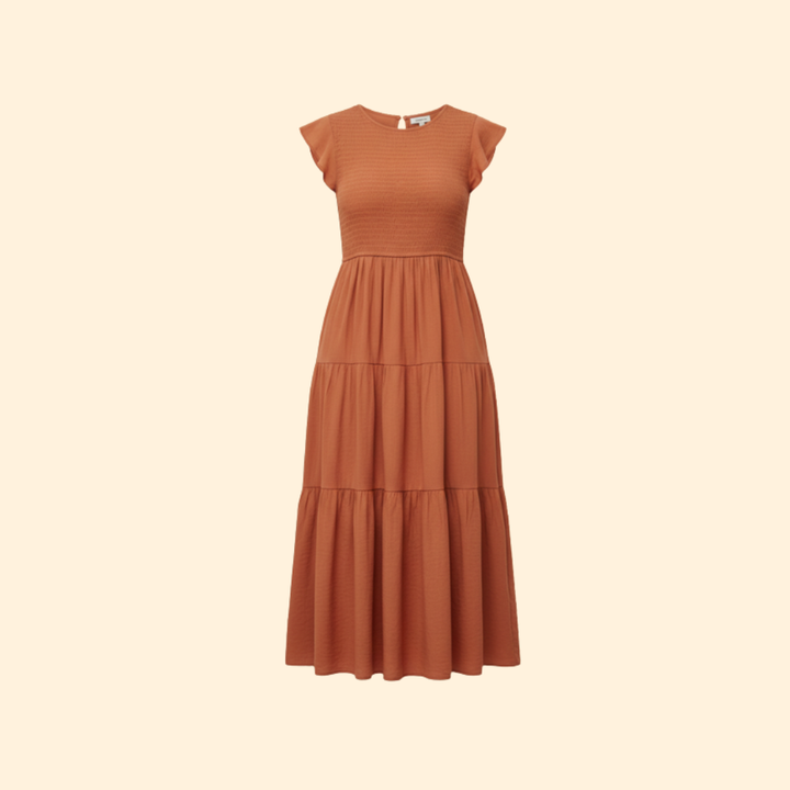 Women’s Short Sleeve Midi Dress
