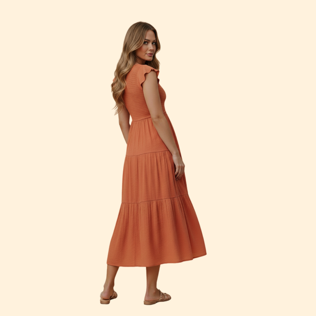 Women’s Short Sleeve Midi Dress