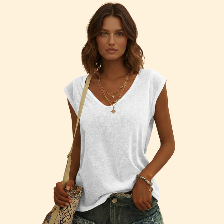 Women's Effortless V-neck Style