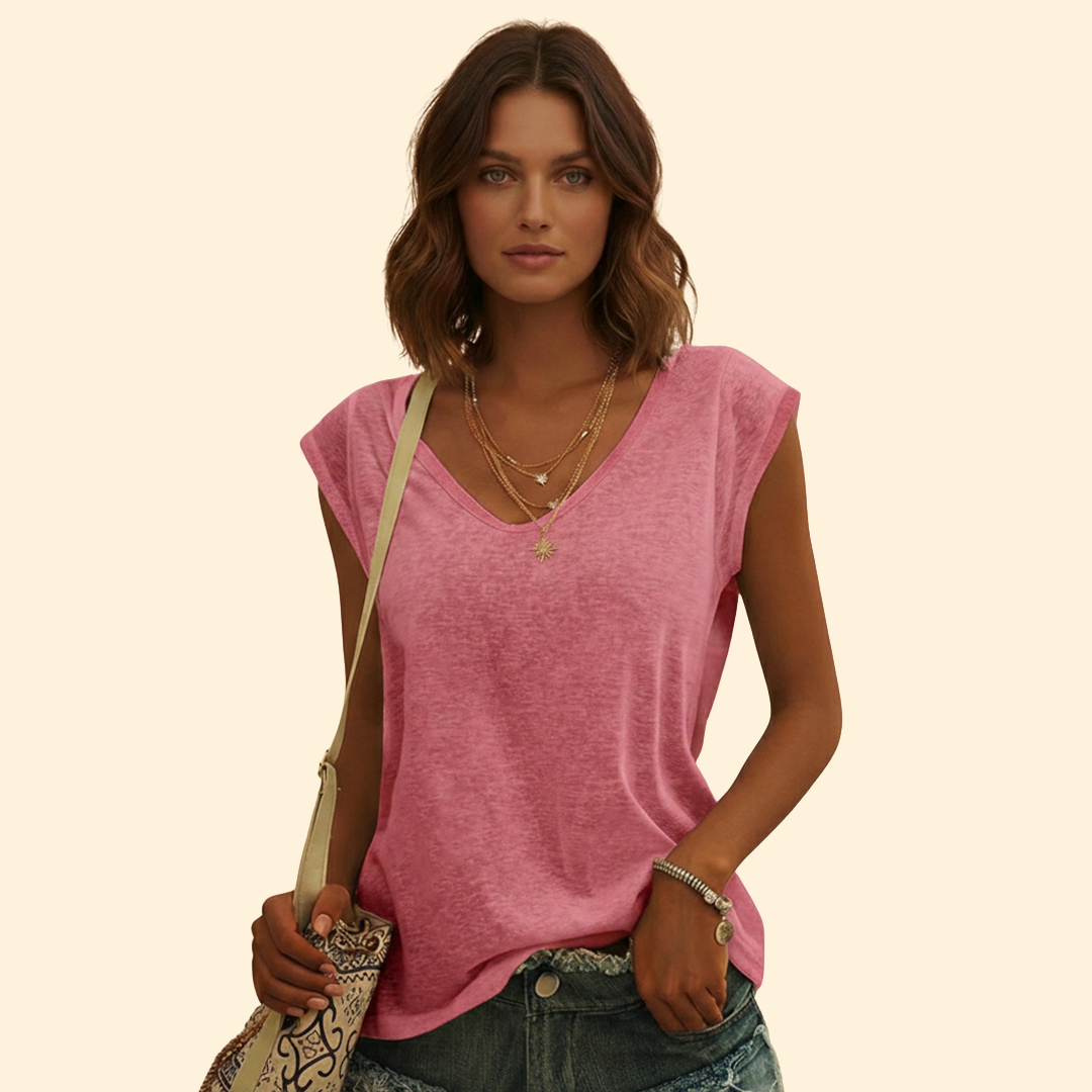 Women's Effortless V-neck Style