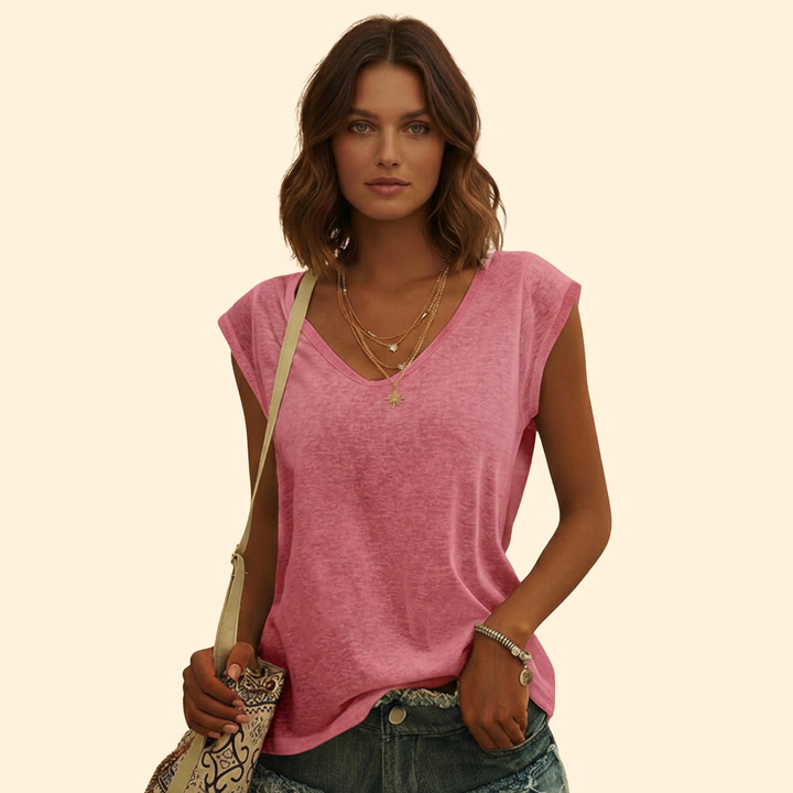 Women's Effortless V-neck Style