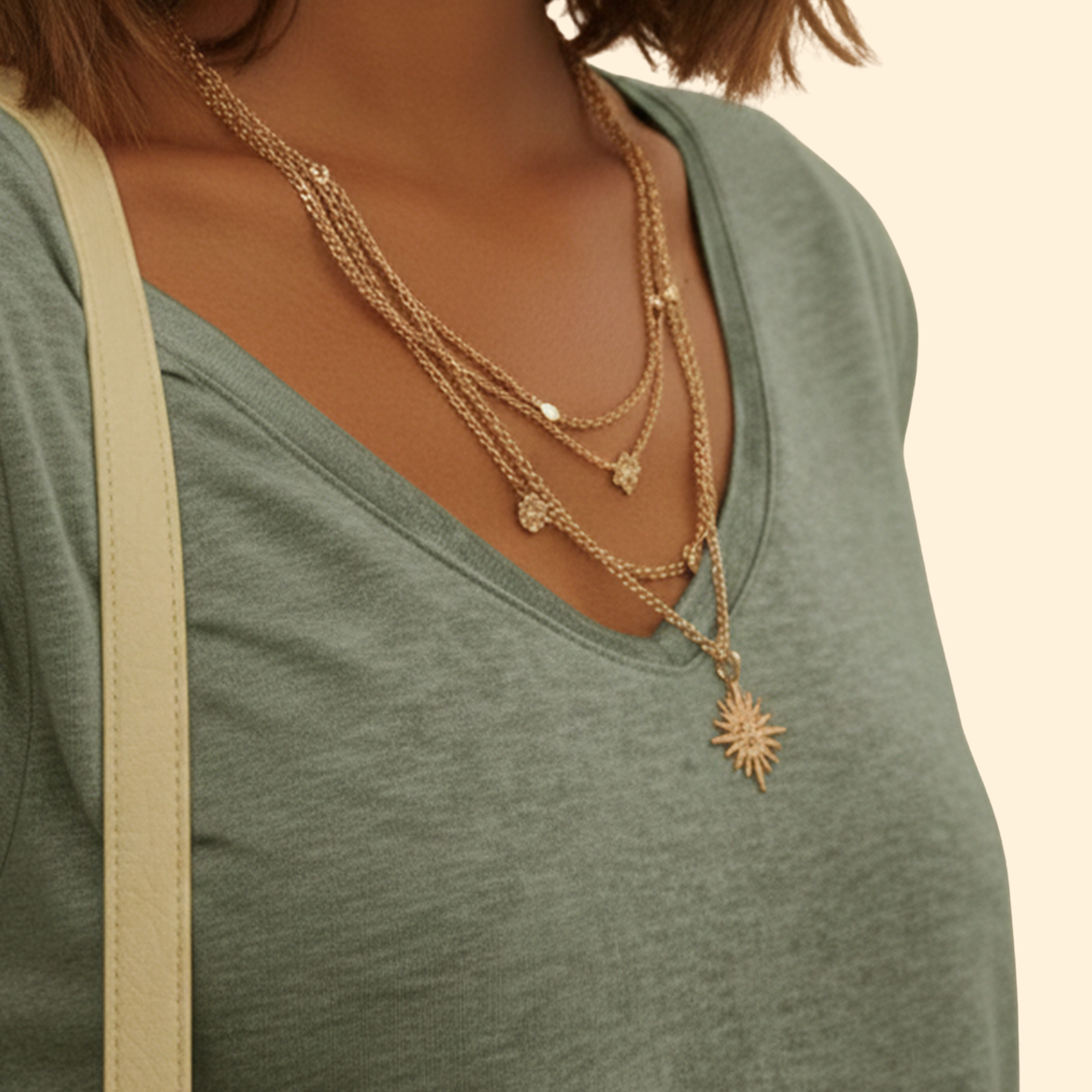 Women's Effortless V-neck Style