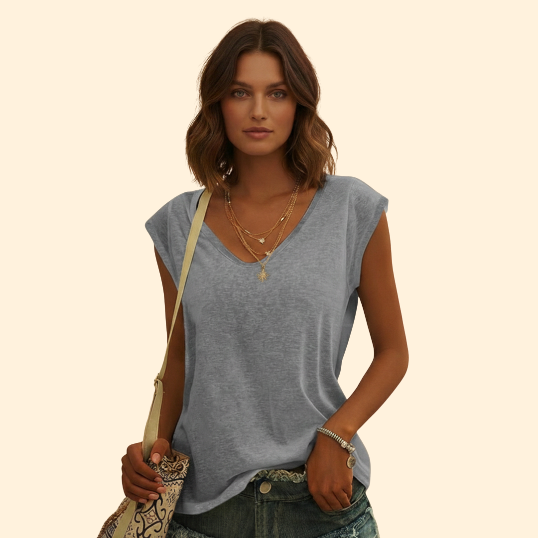 Women's Effortless V-neck Style