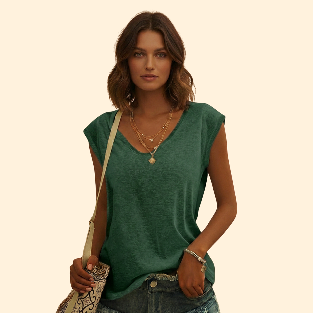 Women's Effortless V-neck Style