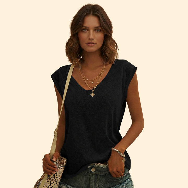 Women's Effortless V-neck Style