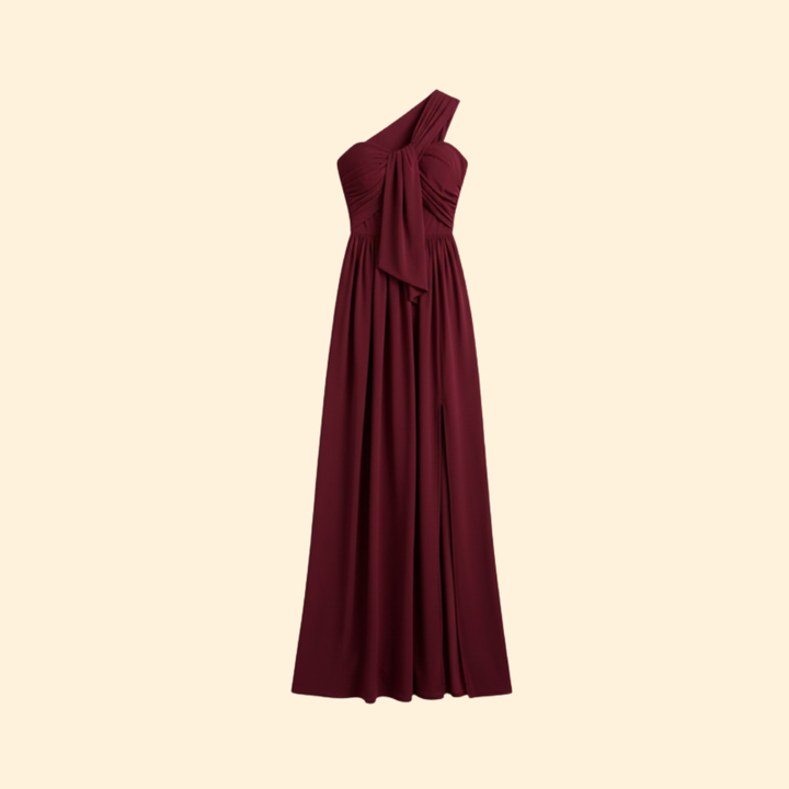Women’s Solid Color Evening Dress