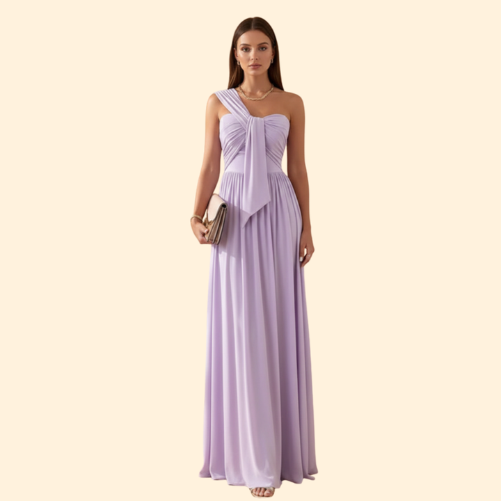 Women’s Solid Color Evening Dress