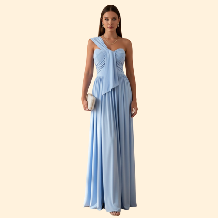 Women’s Solid Color Evening Dress