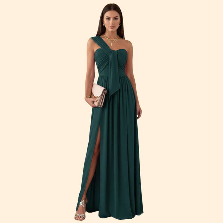 Women’s Solid Color Evening Dress