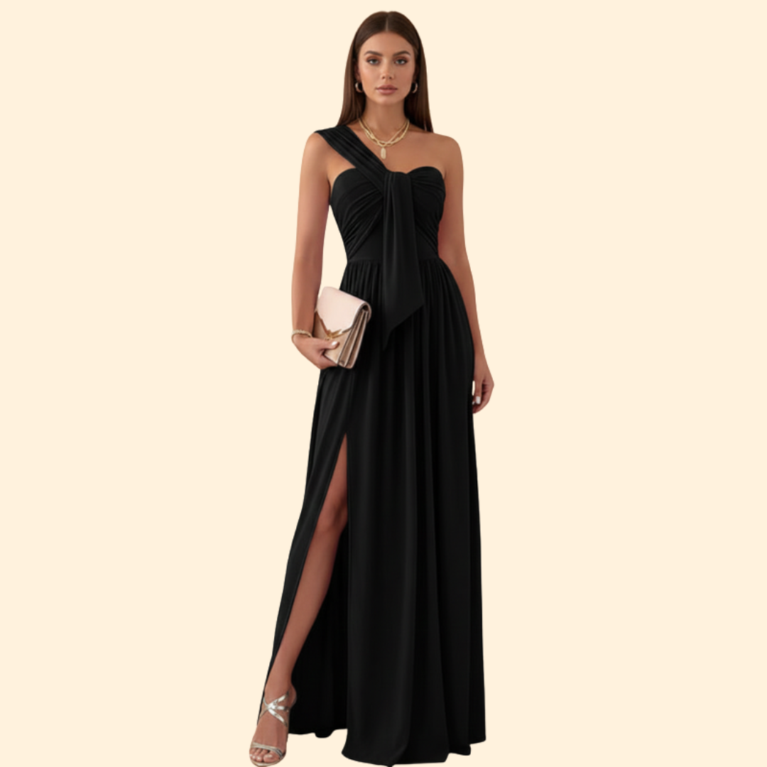 Women’s Solid Color Evening Dress