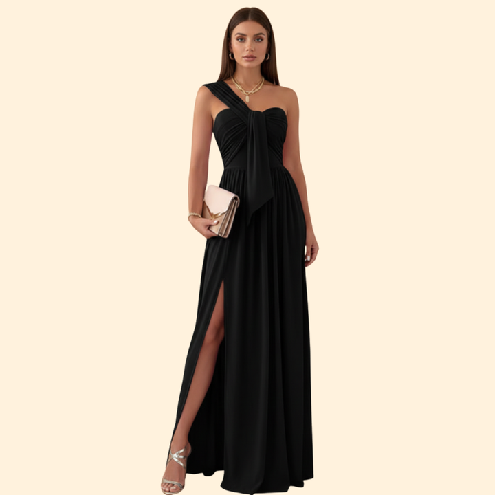 Women’s Solid Color Evening Dress