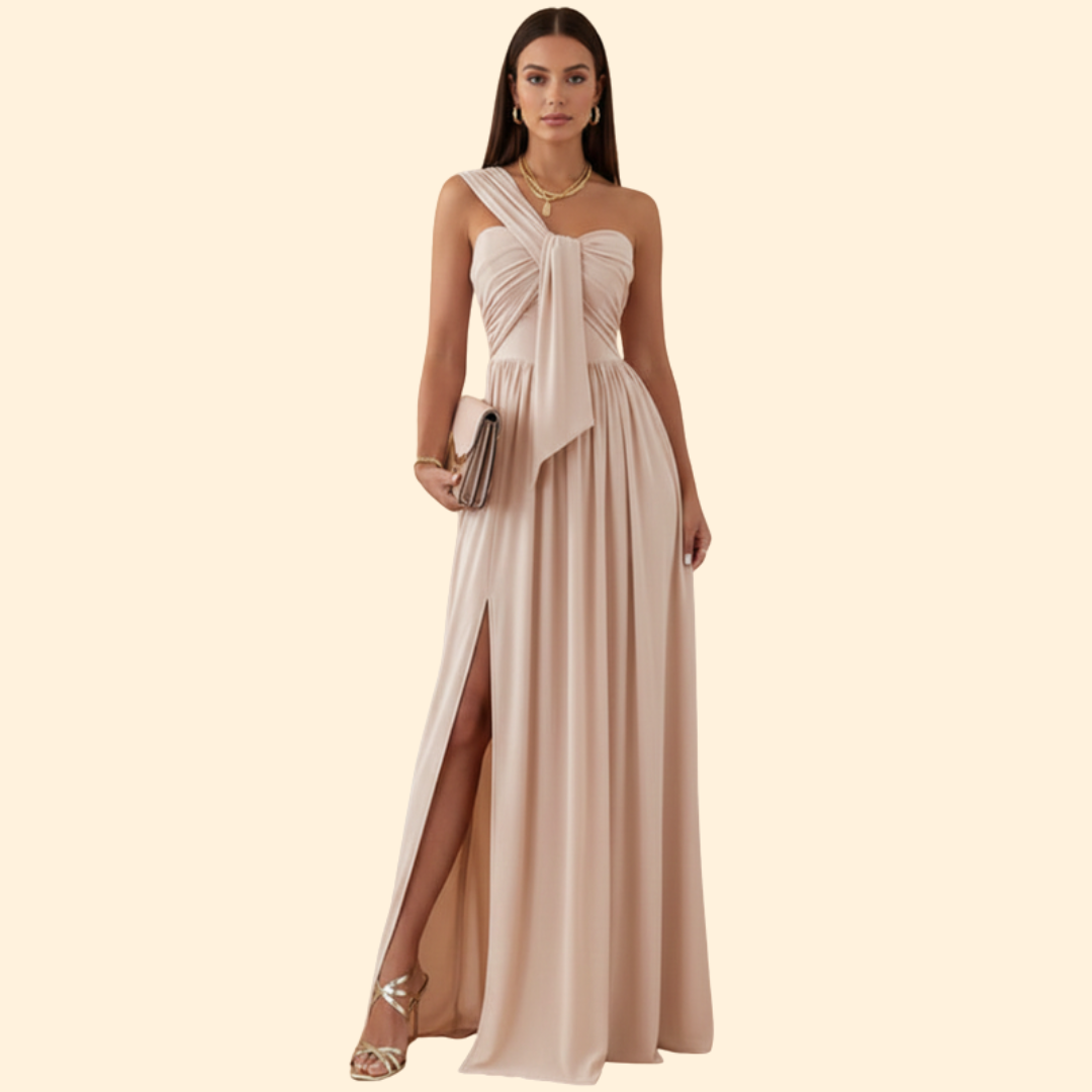 Women’s Solid Color Evening Dress