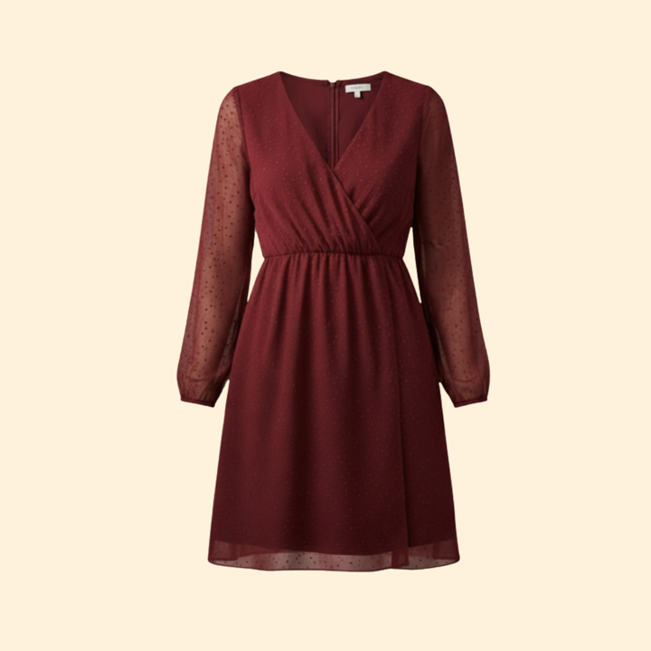 Women’s Sparkle V-Neck Mini Dress