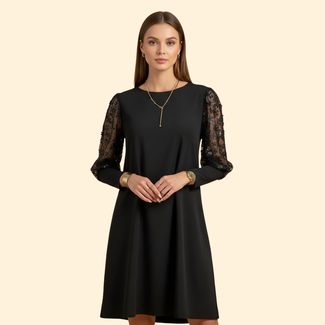 Women’s Stylish Lace Detail Dres