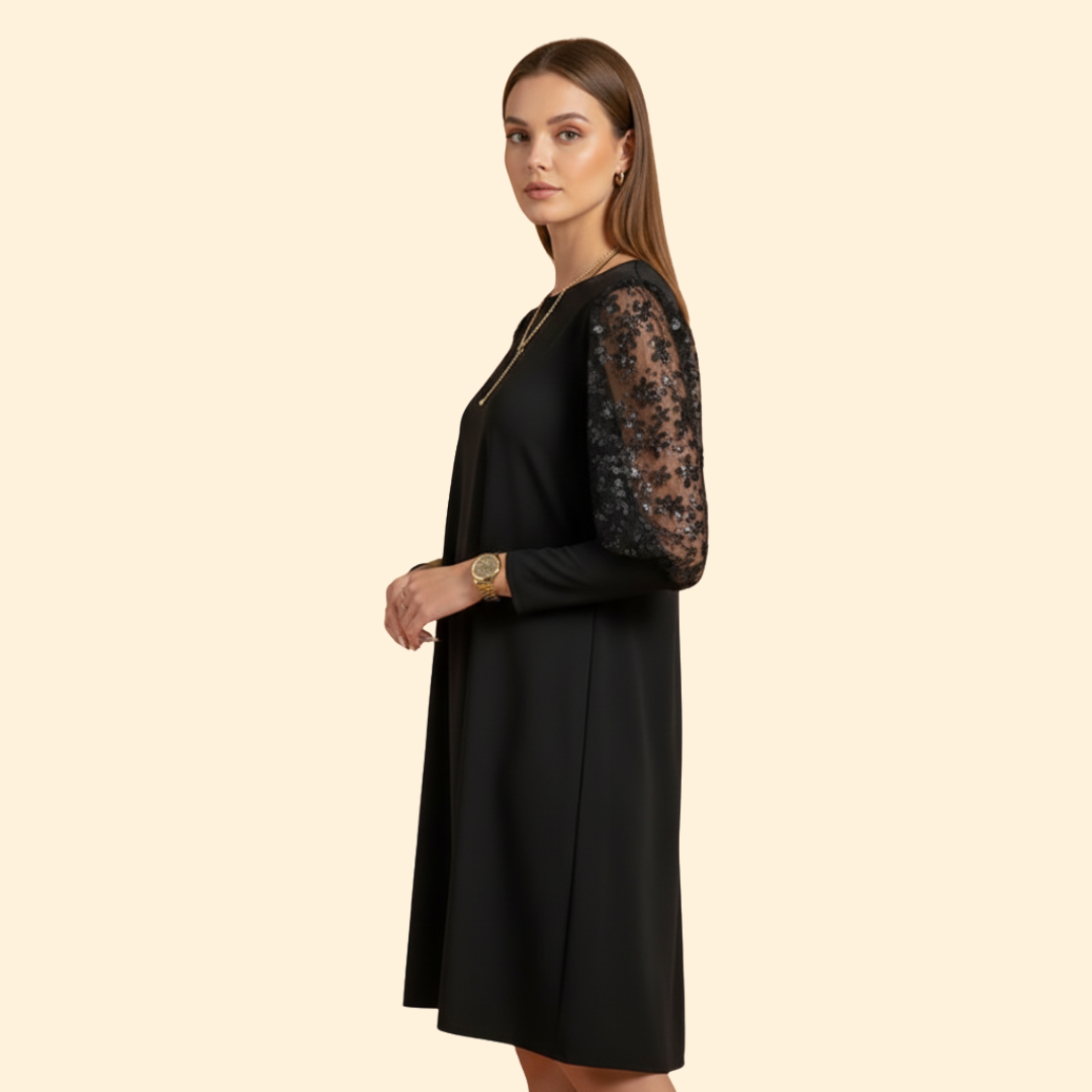 Women’s Stylish Lace Detail Dres