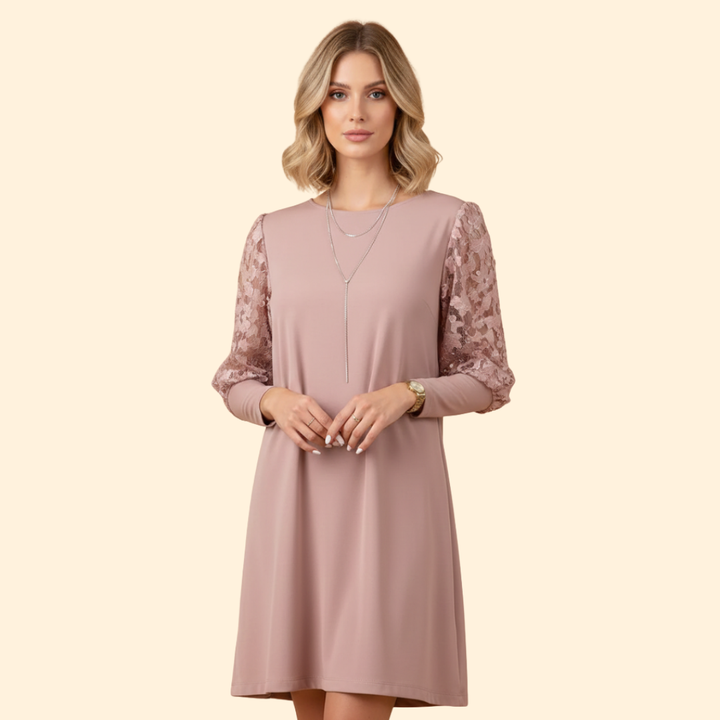 Women’s Stylish Lace Detail Dres