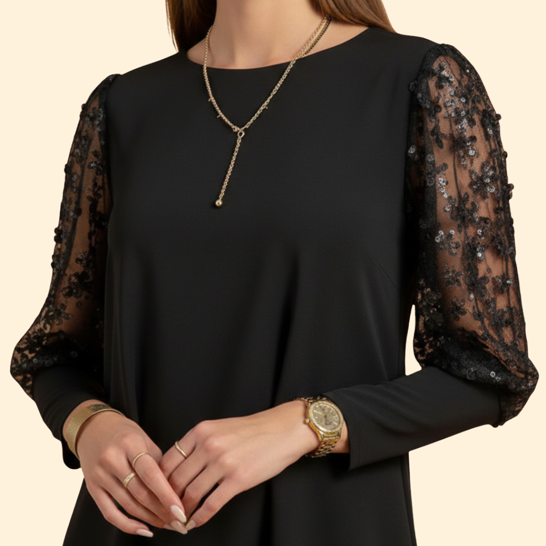 Women’s Stylish Lace Detail Dres