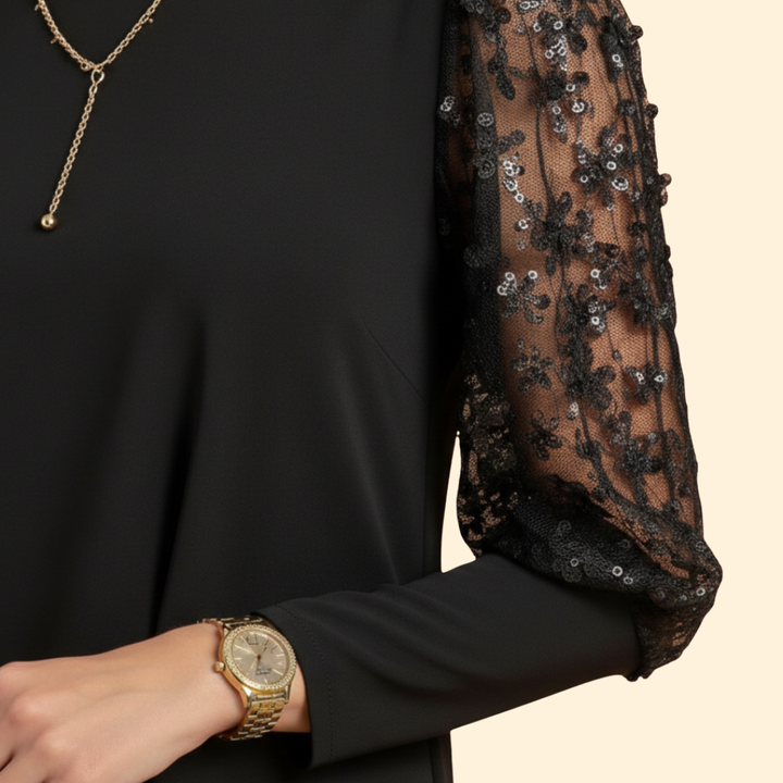 Women’s Stylish Lace Detail Dres