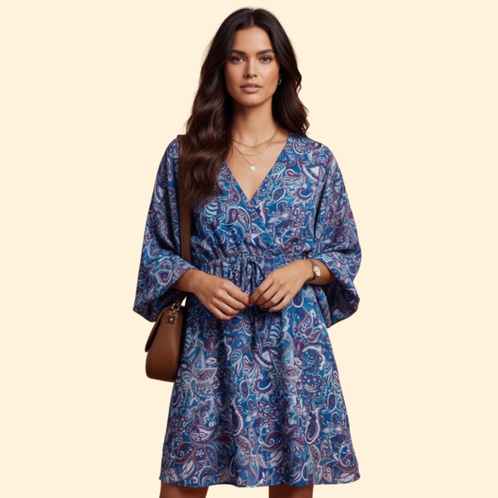 Women’s V-Neck Boho Dress