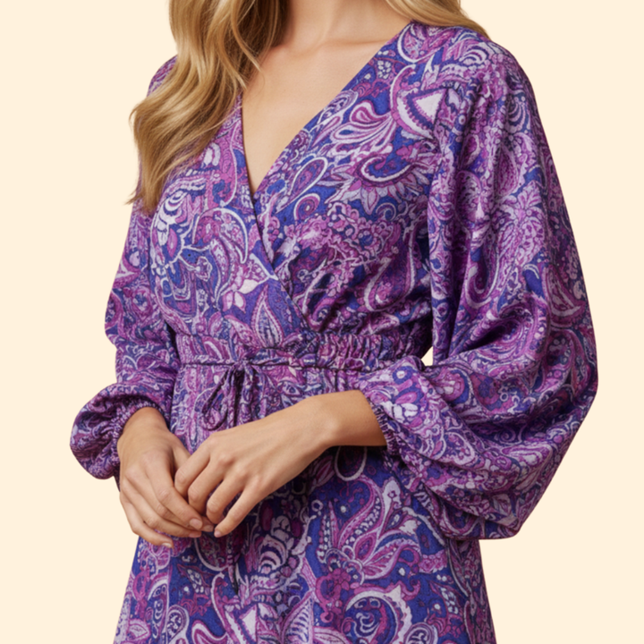 Women’s V-Neck Boho Dress