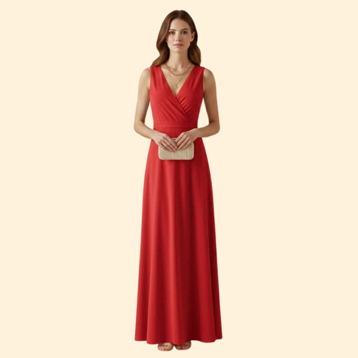 Women’s V-Neck Maxi Dress
