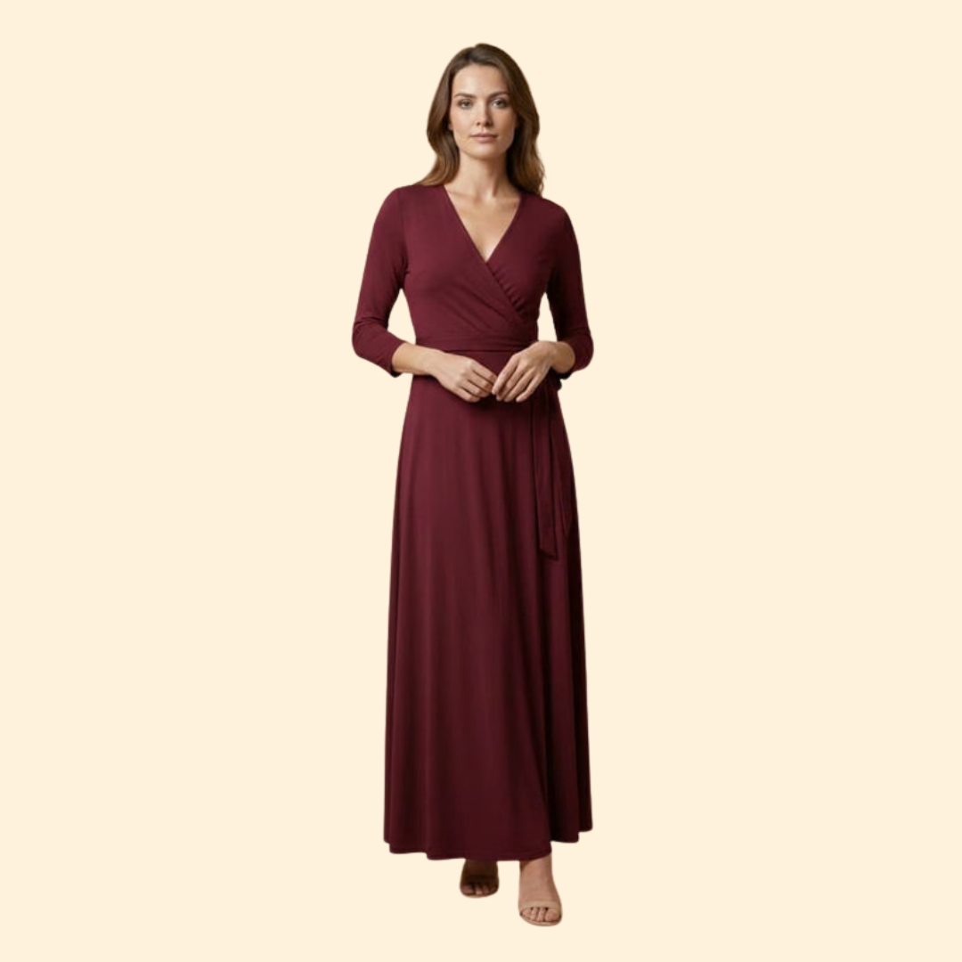 Women’s V-Neck Maxi Dress