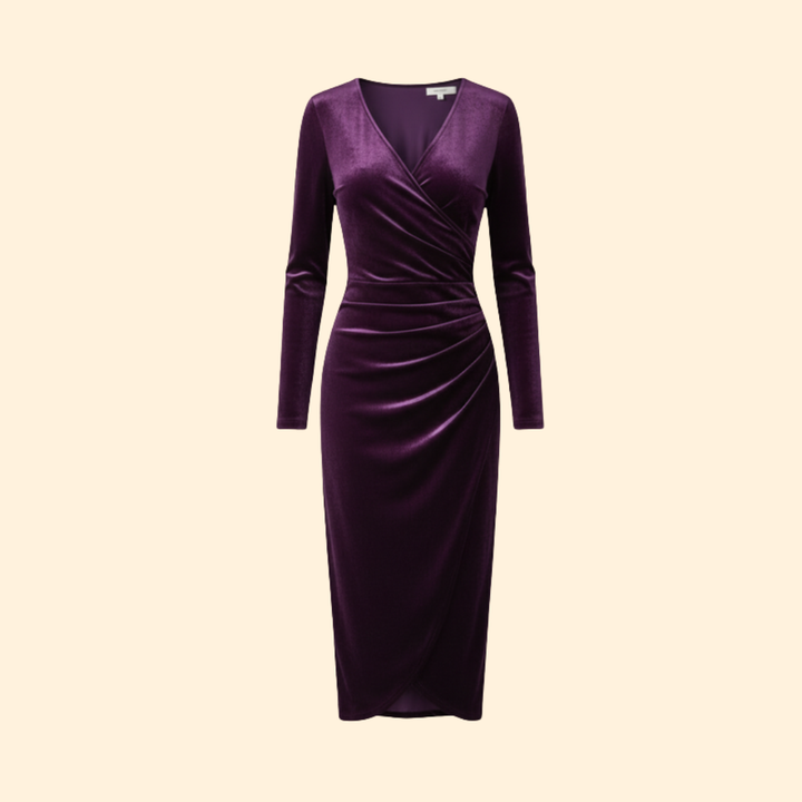 Women’s Velvet Midi Dress