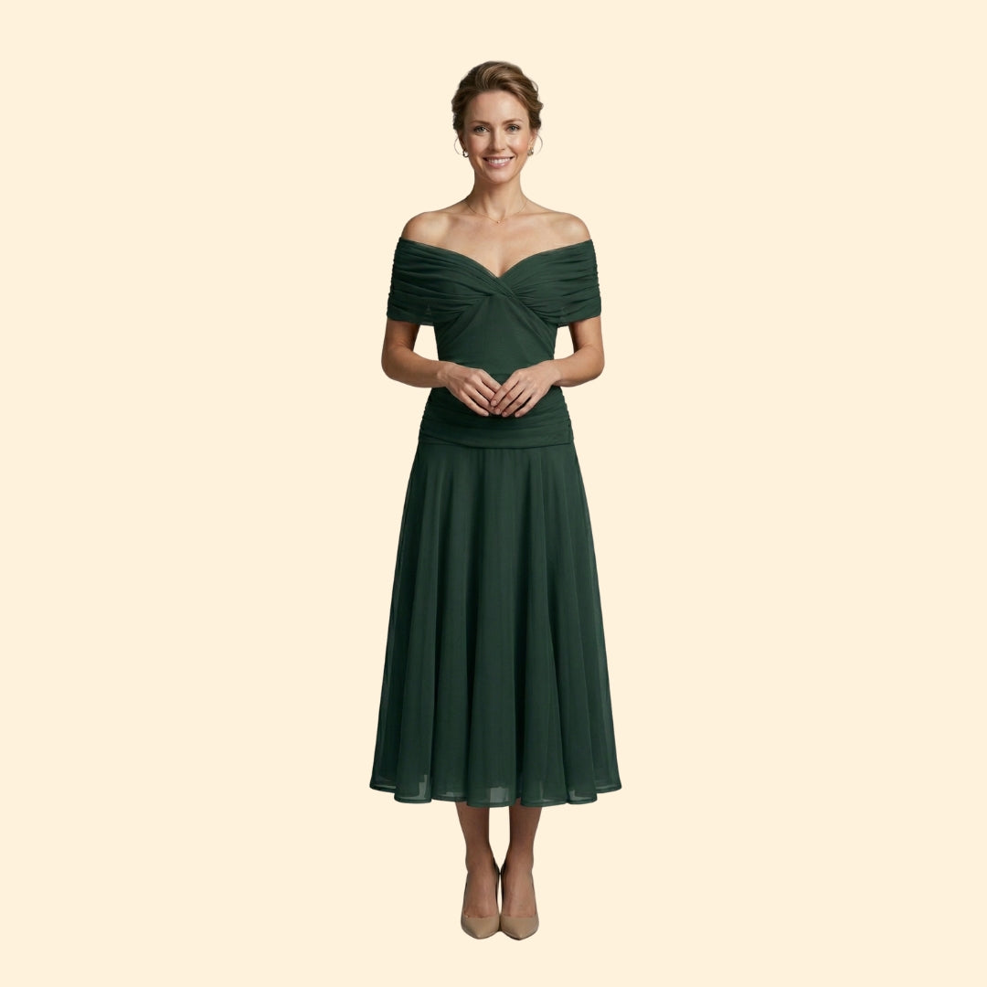 men’s Off Shoulder Midi Dress
