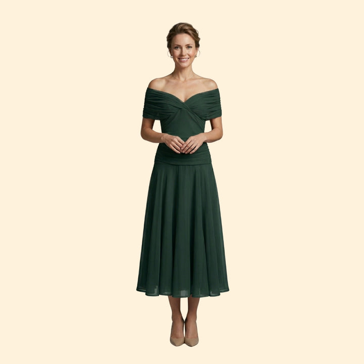 men’s Off Shoulder Midi Dress
