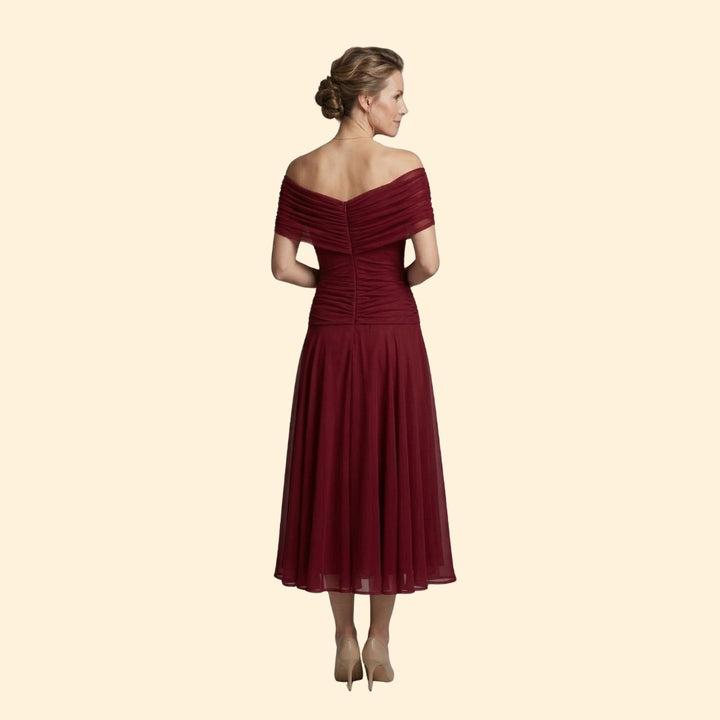 men’s Off Shoulder Midi Dress