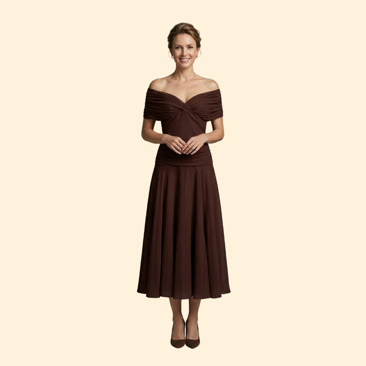 men’s Off Shoulder Midi Dress
