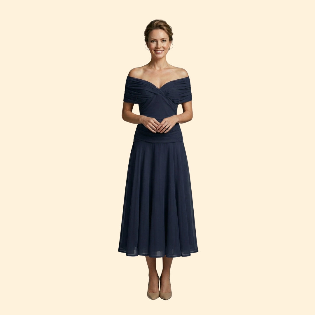 men’s Off Shoulder Midi Dress