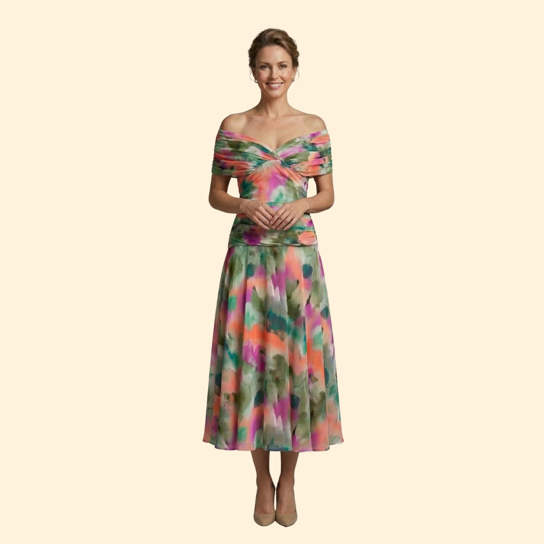 men’s Off Shoulder Midi Dress