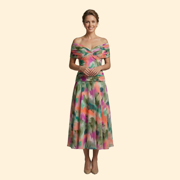 men’s Off Shoulder Midi Dress