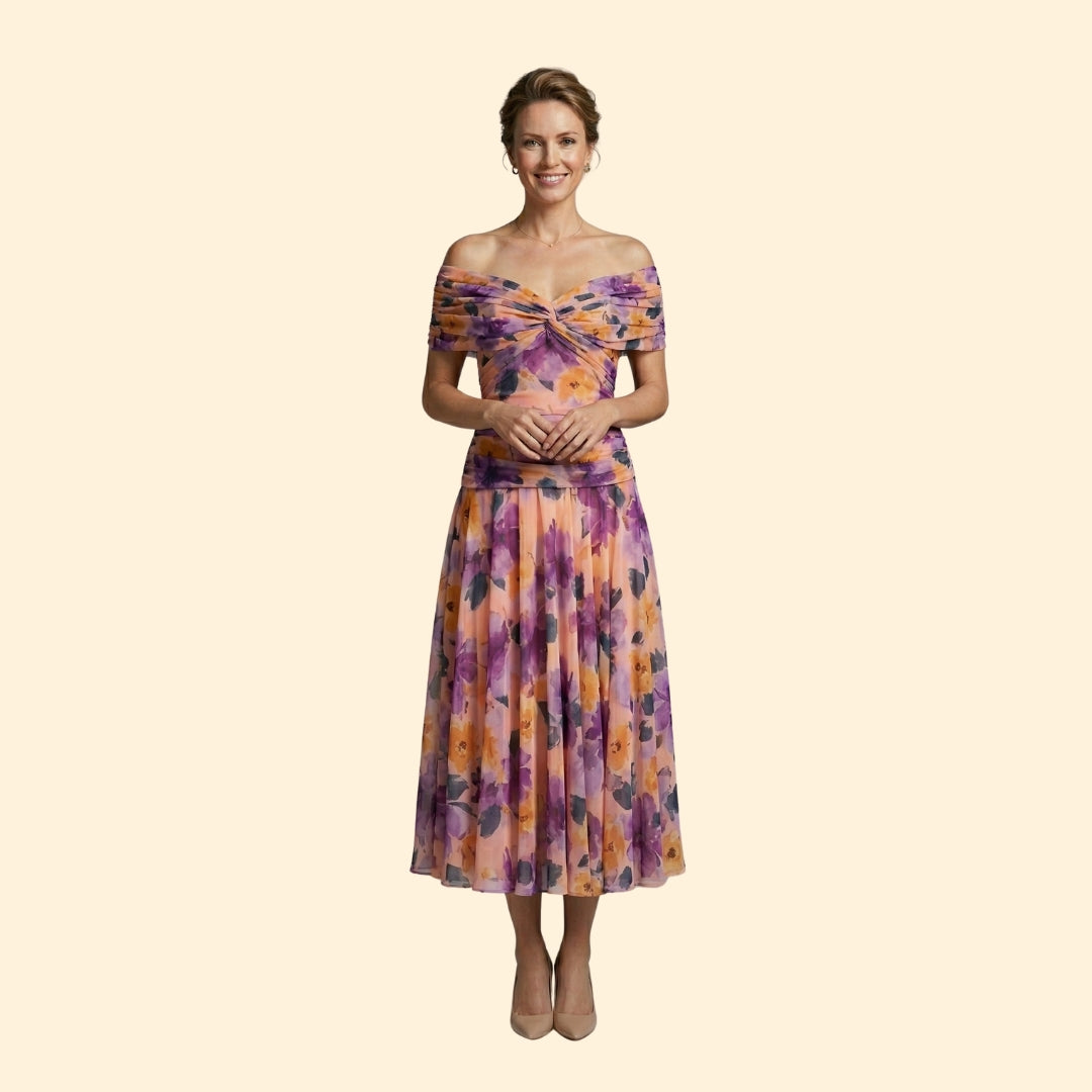 men’s Off Shoulder Midi Dress